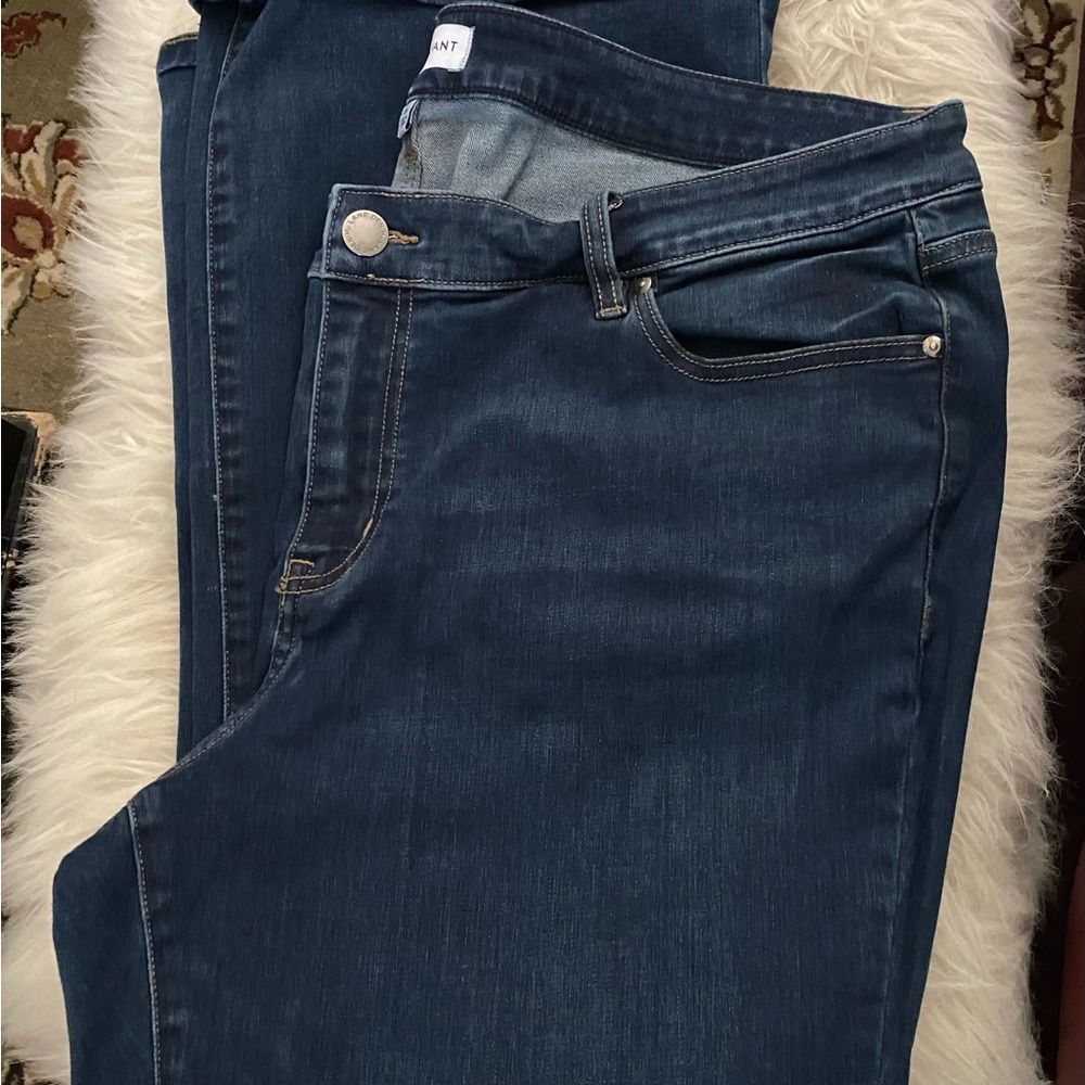 Lane Bryant mid rise boot blue jeans 22S